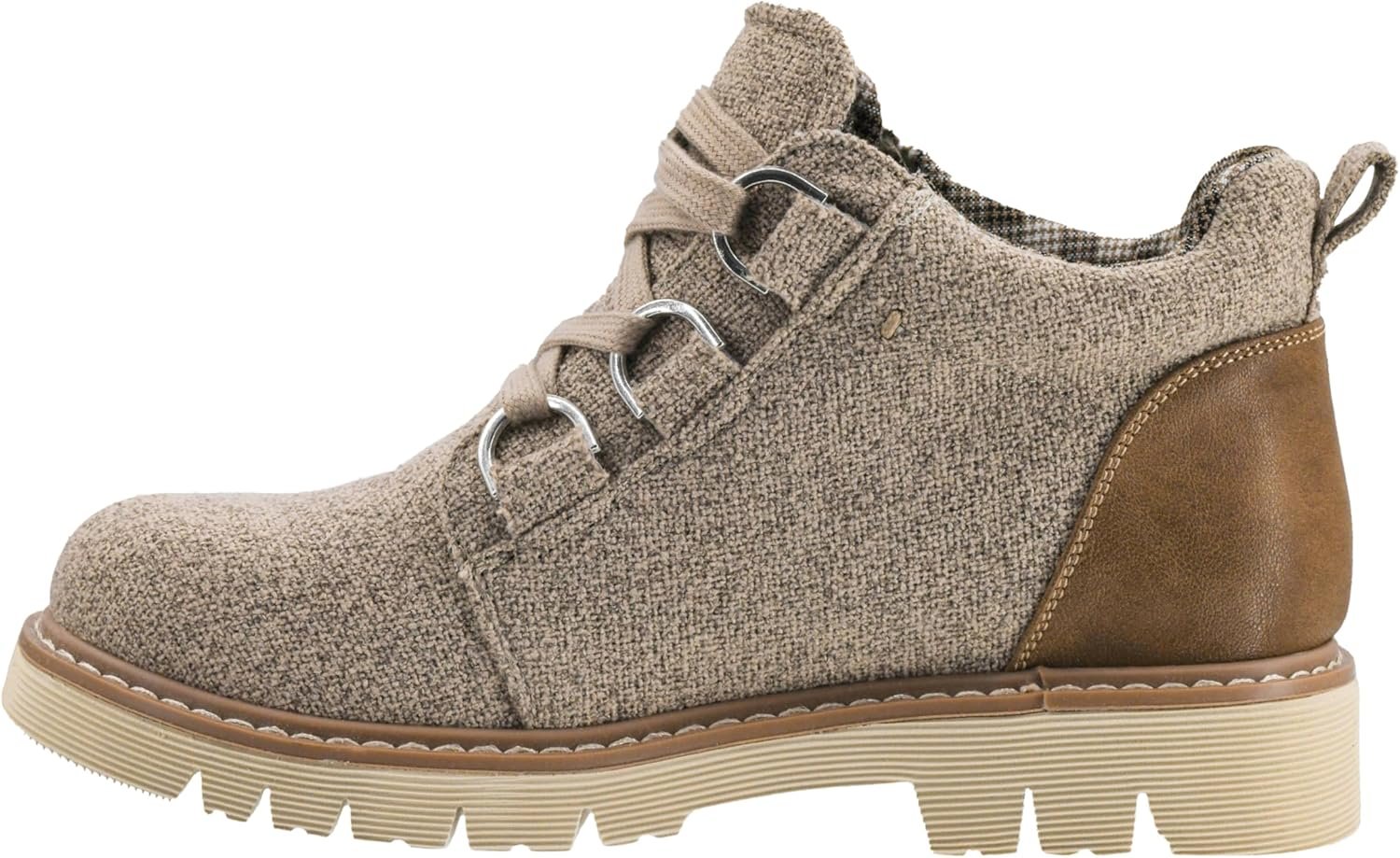 Womens Campfire Boots, Perfect For Hiking With Comfortable And Cushioned Insoles, A Lug Outsole, Lace-up Design With Sturdy Metal Eyelets