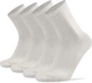 Merino Wool Cushioned Hiking Socks for Men Women, Warm Crew Walking & Boot Socks for Trekking, Work, Outdoor