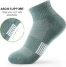 Ankle Socks Womens Athletic Thick Cushioned Running Hiking Low Cut 5-Pairs