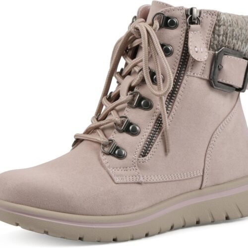 Women's  Cushioned Lace-Up City Hiker Ankle Boot