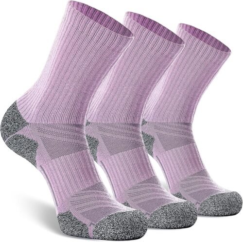 Hiking Socks, Cushion, Moisture Wicking, Arch Compression Boot Socks